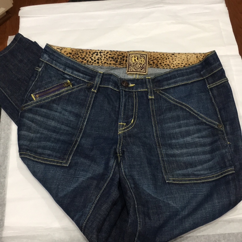 Rich & Skinny Whiskey Jeans 26